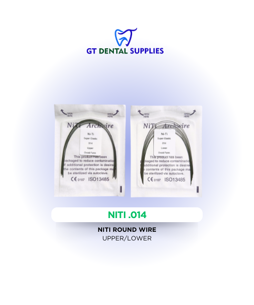 NiTi Round Wires (.012, .014, .016, .018)