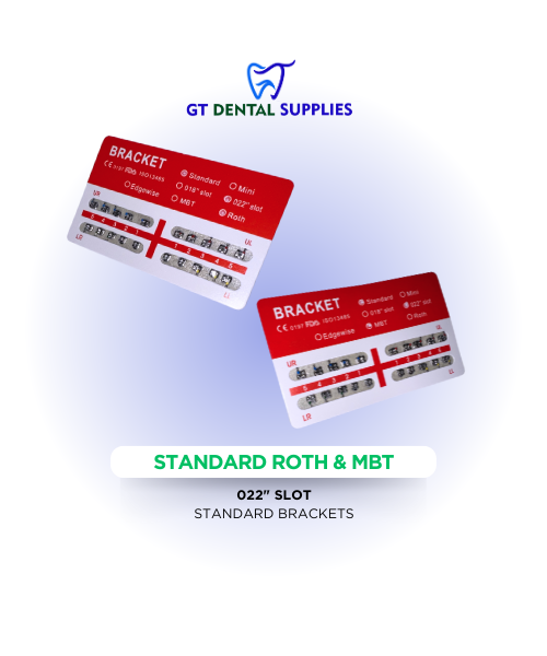 Standard Bracket Slot 0.22" (Roth & MBT)