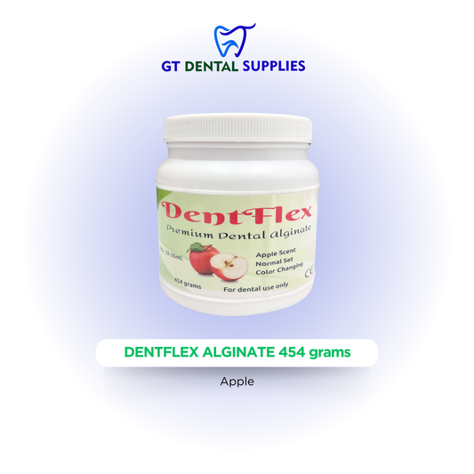Dental Alginate Impression Material 454 g | Fast Setting Powder Alginate | Apple Strawberry Mango Flavor