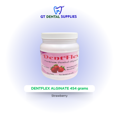 Dental Alginate Impression Material 454 g | Fast Setting Powder Alginate | Apple Strawberry Mango Flavor