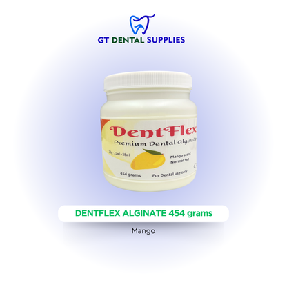 Dental Alginate Impression Material 454 g | Fast Setting Powder Alginate | Apple Strawberry Mango Flavor