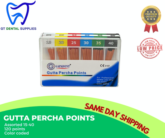 Gutta Percha Points Assorted | 15-40 & 45-80