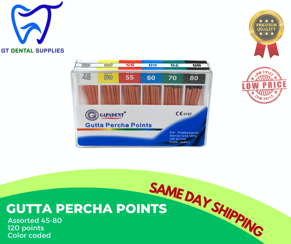 Gutta Percha Points Assorted | 15-40 & 45-80