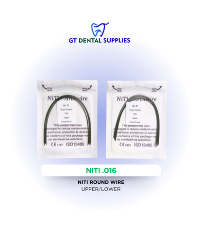 NiTi Round Wires (.012, .014, .016, .018)