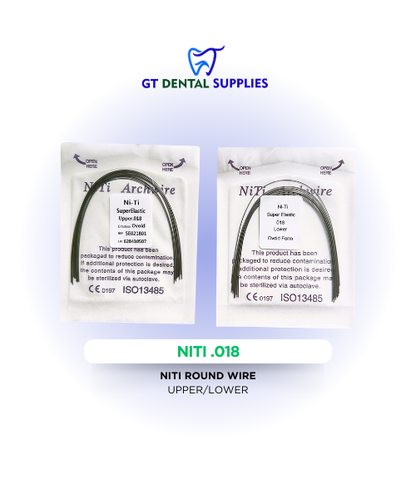 NiTi Round Wires (.012, .014, .016, .018)