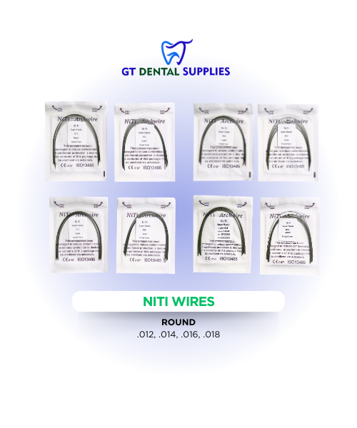 NiTi Round Wires (.012, .014, .016, .018)