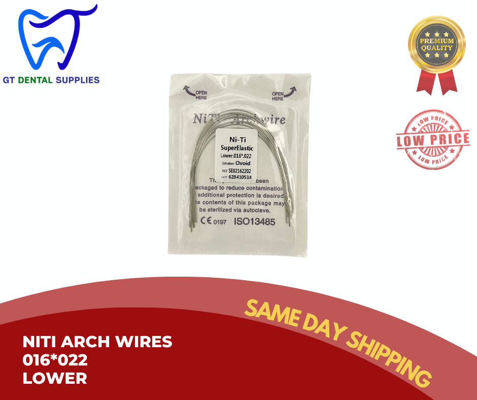 NiTi Rectangular Wires (16x16, 16x22, 17x25, 19x25)