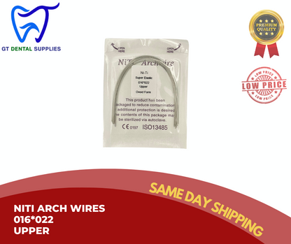 NiTi Rectangular Wires (16x16, 16x22, 17x25, 19x25)