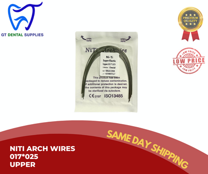 NiTi Rectangular Wires (16x16, 16x22, 17x25, 19x25)