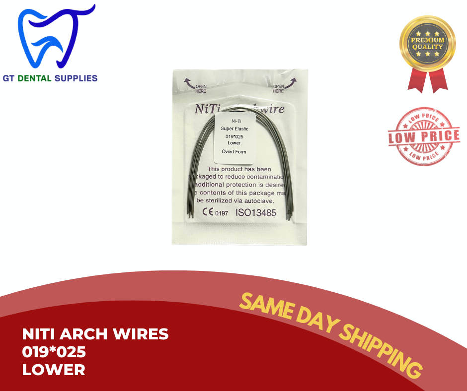 NiTi Rectangular Wires (16x16, 16x22, 17x25, 19x25)
