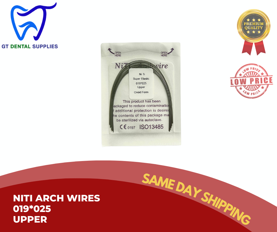 NiTi Rectangular Wires (16x16, 16x22, 17x25, 19x25)