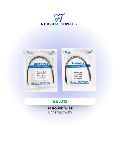 SS Round Wires (.012, .014, .016, .018)