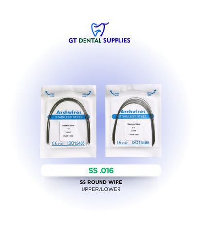 SS Round Wires (.012, .014, .016, .018)