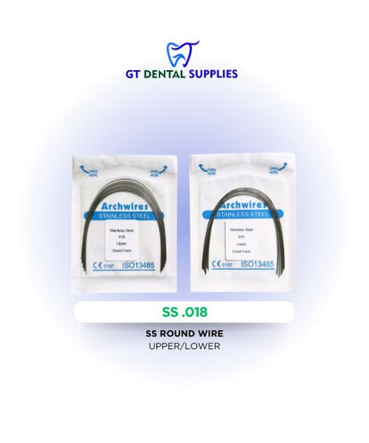 SS Round Wires (.012, .014, .016, .018)
