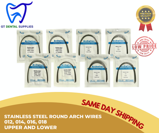 SS Round Wires (.012, .014, .016, .018)