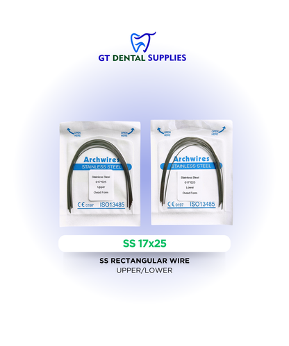 SS Rectangular Wires (16x16, 16x22, 17x22, 17x25, 19x25)