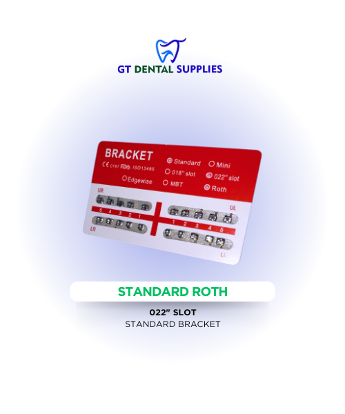 Standard Bracket Slot 0.22" (Roth & MBT)