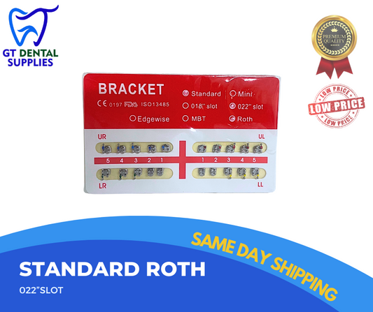 Standard Bracket Slot 0.22" (Roth & MBT)