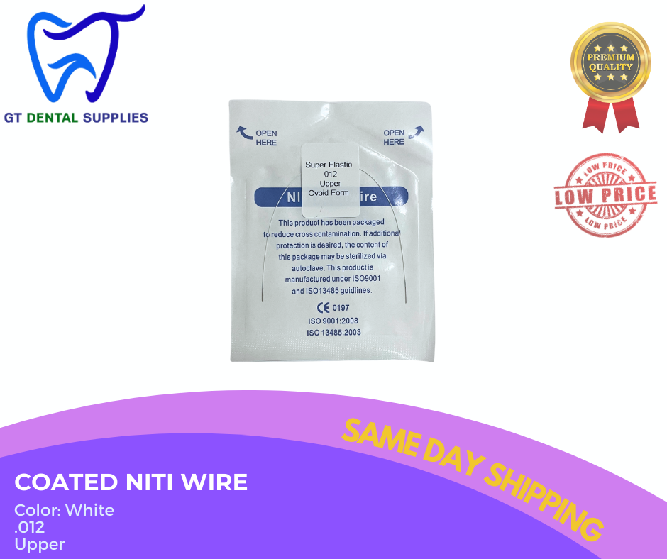 Coated NiTi Wires (.012, .014, .016, .018, 16x16, 16x22)