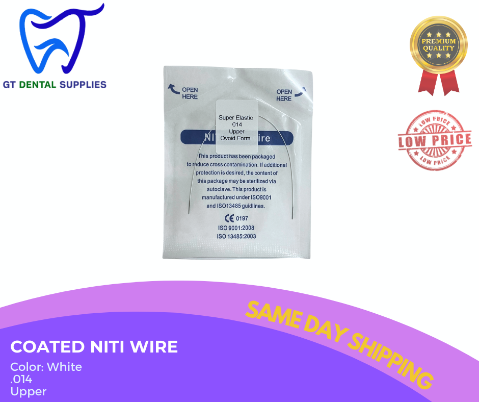 Coated NiTi Wires (.012, .014, .016, .018, 16x16, 16x22)