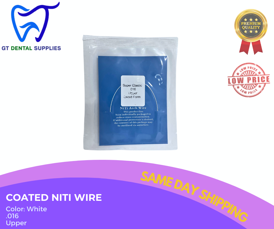 Coated NiTi Wires (.012, .014, .016, .018, 16x16, 16x22)