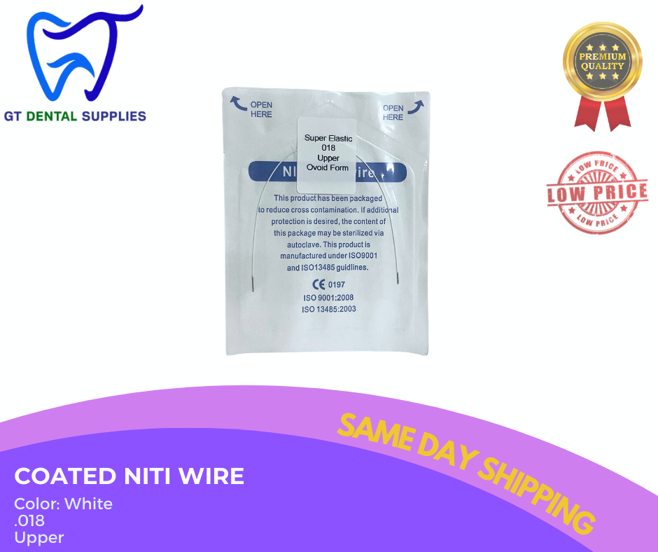 Coated NiTi Wires (.012, .014, .016, .018, 16x16, 16x22)